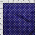 thumbnail image 3 of oneOone Viscose Chiffon Medium Blue Fabric Asian Floral Craft Projects Decor Fabric Printed By The Yard 42 Inch Wide, 3 of 4