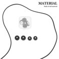 thumbnail image 3 of Silicone Ear Plugs Noise Reduction Sleep Earplugs With Cord For Study Work Travel Hearing Protection Concerts Snoring Blocking Earplugs Black, 3 of 8