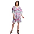 thumbnail image 3 of Moomaya Robe Courte de Caftan de Plage, Robe de Couverture Imprimée, Kaftan pour Femmes, Tenue de Plage, Couverture, 3 of 4