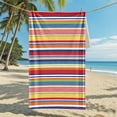 thumbnail image 4 of Serviette de Plage en Microfibre Super Absorbante Mince Compacte Portable Couverture de Plage Serviette pour Voyage Serviette de Piscine Plage Adultes Hommes Femmes Enfants, 4 of 6