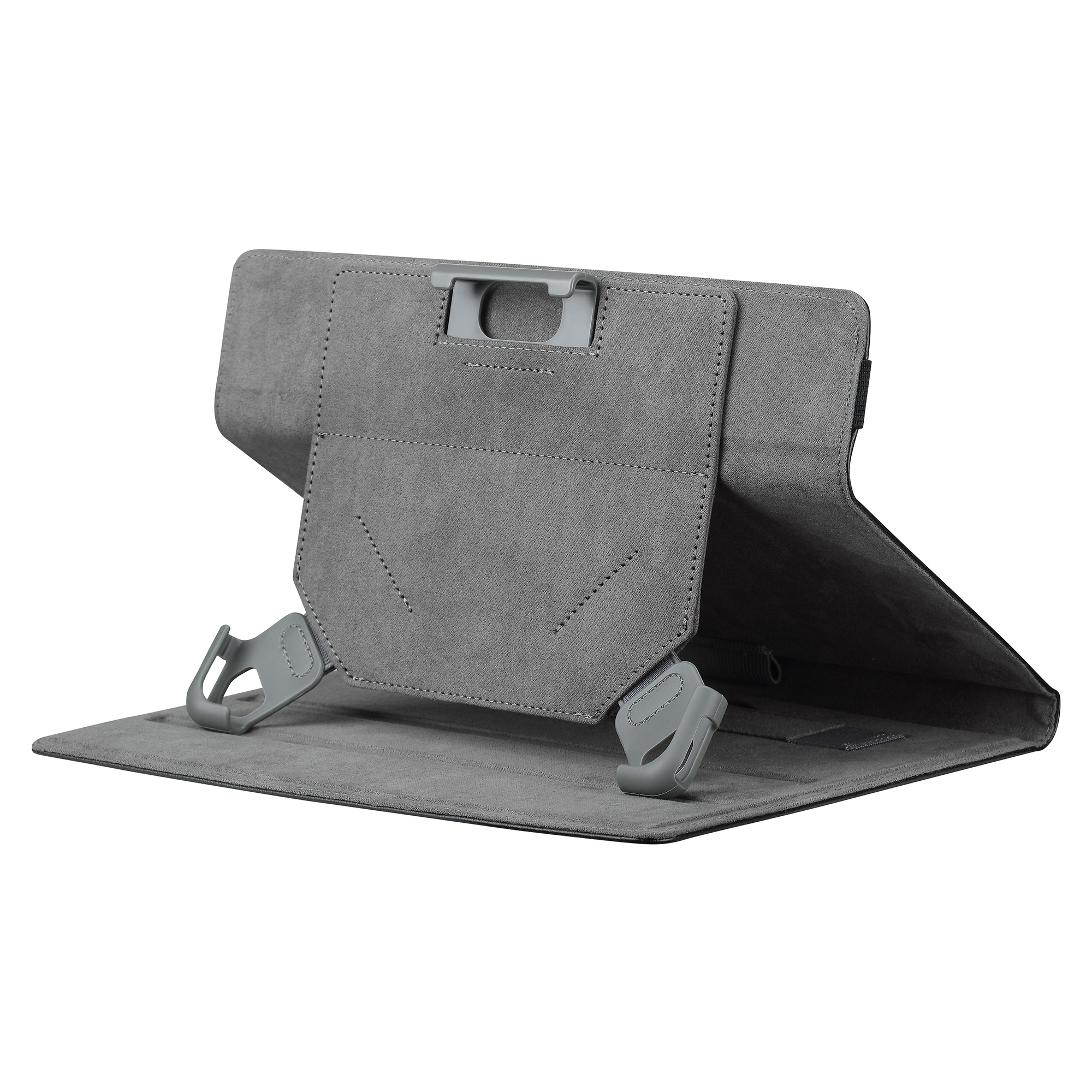 onn Universal Folio Case with Hand Strap for 9 in./22.9 cm - 11 in./27.9 cm Tablets, Black