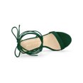 thumbnail image 4 of BLISSFUL STEP Sandales pour Femmes Talons Aiguilles Talons Plateforme Sandales à Lacets Vert Émeraude 6, 4 of 7