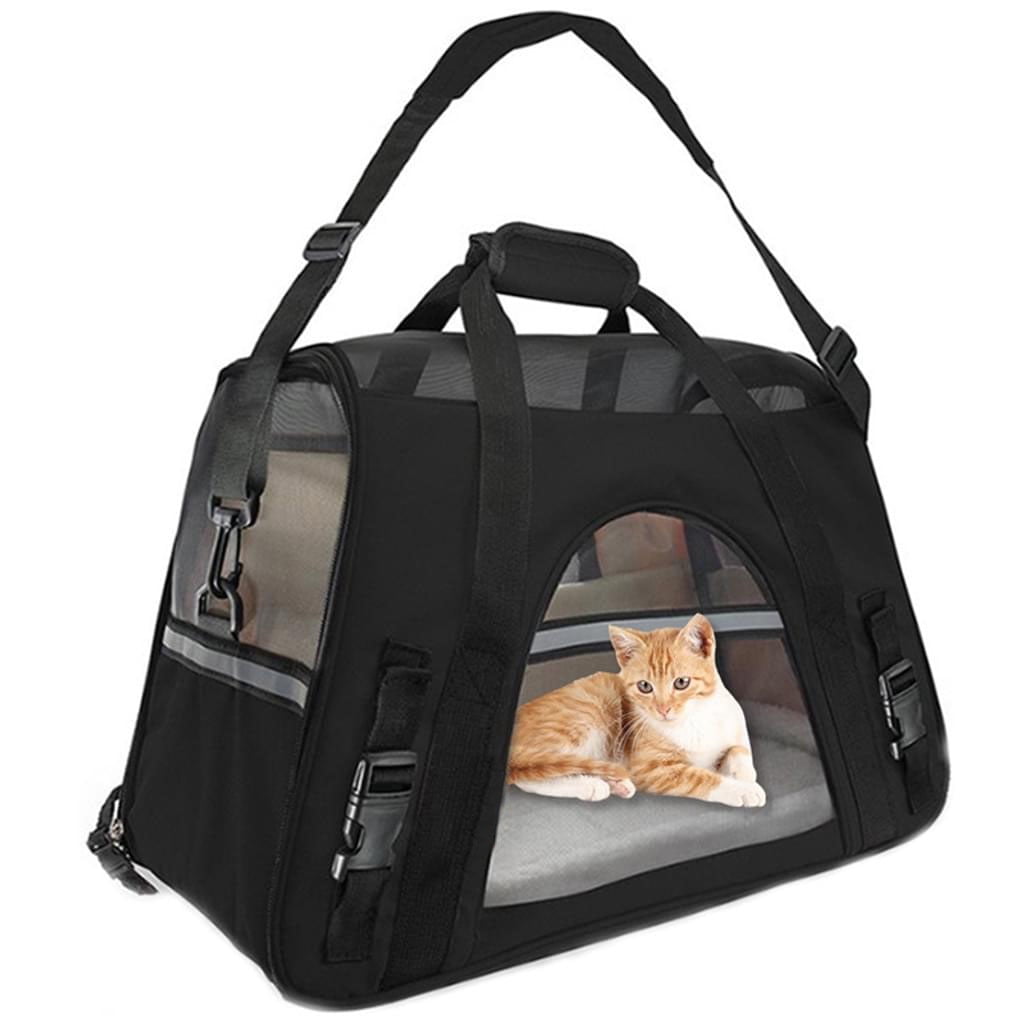 Airline Approved Pet Carrier-Portable Cat/Dog Carrier Bag Top Opening