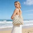 thumbnail image 1 of Shoulder Bag | Tote Bag | Large Capacity Crossbody Bag for Women | Everyday Commuting & Travel | Spacious Storage for Phone Wallet Cosmetics | Lightweight Durable Polyester Fabric, 1 of 6