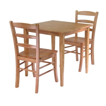 Winsome Groveland 3-Piece Dining Set, Square Table with 2 Chairs - 34330