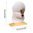 thumbnail image 3 of CEHVOM Fashion Irregular Acrylic Mirror Desktop Desktop Makeup Mirror Clearance, 3 of 6