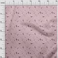 thumbnail image 3 of oneOone Viscose Chiffon Light Pink Fabric Line Drawing Leaf Sewing Craft Projects Fabric Prints By Yard 42 Inch Wide, 3 of 4