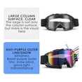 thumbnail image 3 of WIFKLSIIPG Motorcycle Goggles Windproof Dirt Bike ATV Racing Goggles with Ski Goggles and Glasses Included, 3 of 7
