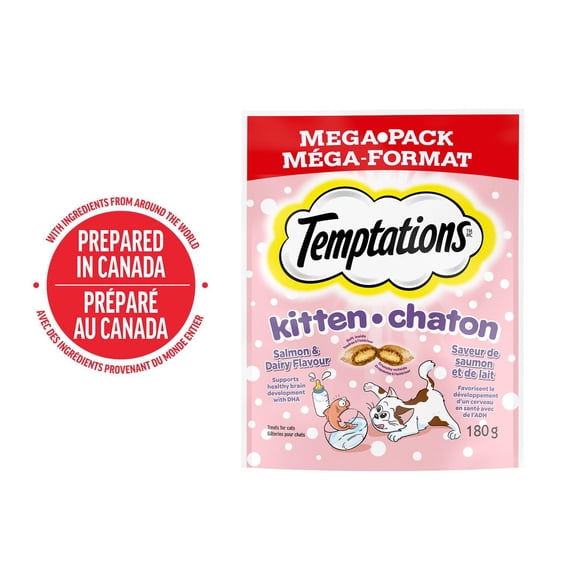 Temptations Salmon & Dairy Kitten Cat Treats