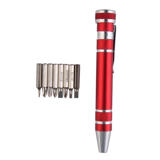 Small Screwdriver Set,8-In-1 Small Screwdriver,Watch Glasses Mini Screwdriver Set,Micro Precision Tiny Screwdriver Set Small Screwdriver Set for Electronics Eyeglass,Glasses Screwdriver Kit