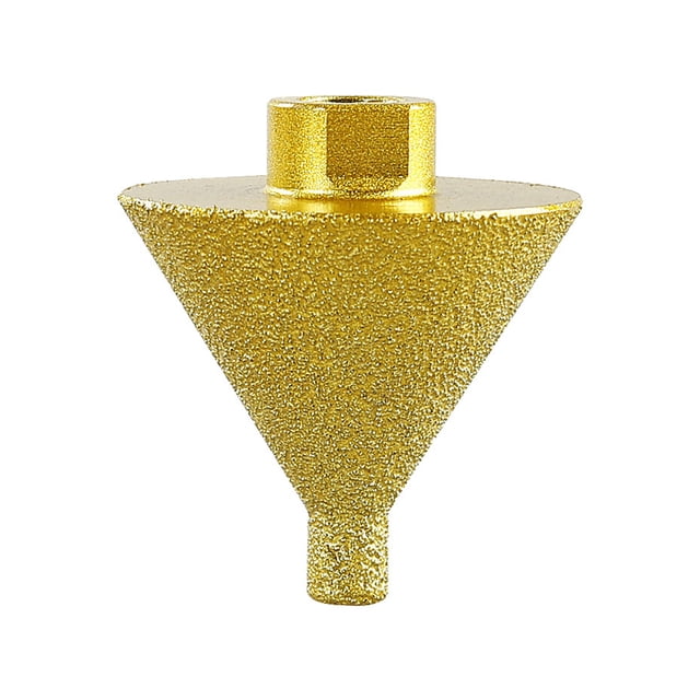 Diamond Beveling Chamfer Bit M10 Thread Diamond Countersink Drill Bit Hole Opener for Existing Holes