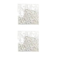 thumbnail image 4 of kurtrusly 4pcs Hanging Divider Screens Panel Decorative Room Separator For Hotel And Home Modern Lightweight And Durable PVC White Butterflies 2Set, 4 of 6