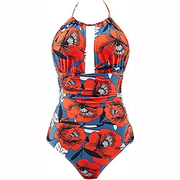 FcBaudy Womens Swimsuits One Piece Swimsuit Women Plus Size Swimsuit for Women Tankini Swimsuits for Women Ladies Sexy Swimsuit Print Swimsuit Bathing Suit Bandage Bikini Women Swimsuit
