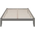 thumbnail image 3 of AFI Colorado Solid Wood Queen Bed with USB Charging Station in Gray, 3 of 7