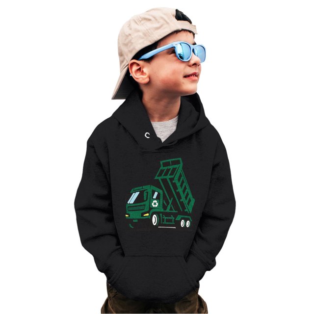 WEAIXIMIUNG Chandails Garçons Col Rond Camion Dinosaure Manches Longues Chandail Tops Tees