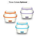 thumbnail image 4 of Graflsoa Double-Layer Stainless Steel Electric Lunch Box with Steaming Rack, 1L Capacity, 110V, Blue - Portable Food Heater for Rice, Dishes, and Eggs, Ideal for Work, School, and Travel, 4 of 6