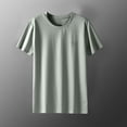 thumbnail image 3 of Besolor T-Shirts d'Été pour Hommes à Col Rond, Manches Courtes, Décontractés, Respirants, de Gym, de Course, Athlétiques, Basiques, 3 of 4