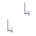 thumbnail image 3 of Thinsony White All-Occasion Wall-Mounted Rack - Hang Anything With Ease No Tools Needed Puch-free Installation Easy To Install with Tape 2Set, 3 of 6