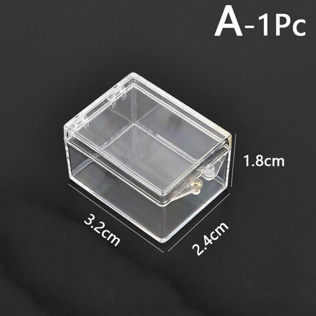 Clear Plastic Box Rectangular ct Specimen Display Desktop Storage Boxes