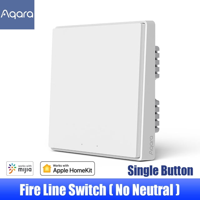 Amdohai Wall Switch D1 ZigBee Smart Light Remote Control Wireless Line Fire Wire With/NO Neutral 1/2/3 Key Switchs