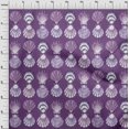 thumbnail image 4 of oneOone Viscose Jersey Purple Fabric Sea Shells Ocean Craft Projects Decor Fabric Printed By The Yard 60 Inch Wide, 4 of 4
