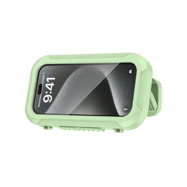 Showersafe Zencey Shower Phone Holder, 360° Rotation Retractable Adjustable, Fog-Proof Wall Mount Cell Phone Stand