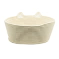thumbnail image 2 of Cotton Rope Storage Basket, Cat's Meow Pet Theme, 2 of 8