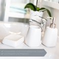 thumbnail image 5 of Soap Dispenser with Pump, Ceramic Lotion Dispenser, Matte Finish, Liquid Soap Dispenser, Detergent Dispenser (White), 5 of 5