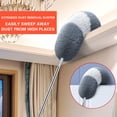 thumbnail image 1 of 7 Shape Handheld Mini-Blind Cleaner Brush | Detachable Washable Cotton Rollers | Vertical Window Blinds & Shutter Cleaning Tool | Multi-Slat Duster for Venetian Blinds & Awnings, 1 of 9