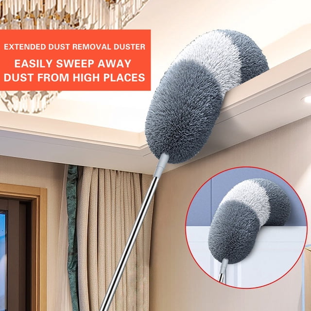 7 Shape Handheld Mini-Blind Cleaner Brush | Detachable Washable Cotton Rollers | Vertical Window Blinds & Shutter Cleaning Tool | Multi-Slat Duster for Venetian Blinds & Awnings