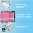 thumbnail image 4 of Intex 28290EH 8ft x 30in Round Metal Frame Above Ground Swimming Pool, Pink, 4 of 9