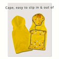 thumbnail image 1 of CNKOO Double-Layer Yellow Raincoat for Dogs  Stylish & Waterproof Two-Way Wear, 1 of 7