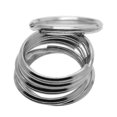 thumbnail image 4 of jifeng 50 Pieces 20mm Small Metal Round Split s Key Findings Blanks for Leather, 4 of 9
