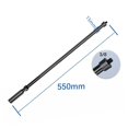 thumbnail image 1 of Mosiee Floor Microphone Floor Tripod Stand Rod Video Live Bracket Extension Arms 55Cm, 1 of 9