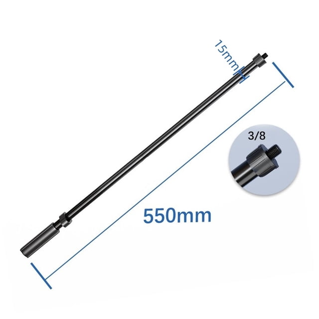 Mosiee Floor Microphone Floor Tripod Stand Rod Video Live Bracket Extension Arms 55Cm