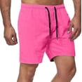thumbnail image 4 of Elvqul Mens Summer Shorts Stretch Drawstring Board Shorts Resort Elastic Waist Quick Dry Swim Trunks for Men Swimming, 4 of 4