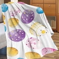 thumbnail image 4 of Easter Blanket Easter Eggs Blanket Flannel Digital Printed Conditioning Blanket Nap Blanket, 4 of 7