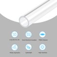 thumbnail image 3 of Unique Bargains 10mm ID x 12mm OD x 305mm Clear Rigid Acrylic Pipe Round Tube, 3 of 6