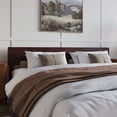 thumbnail image 1 of Orlando King Modern Wood Panel Headboard in Espresso, 1 of 11