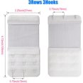 thumbnail image 2 of GFDYREE Rallonge de Soutien-Gorge pour Femmes 2 Crochets / 3 Crochets / 4 Crochets, Extensible, Douce et Confortable, Extension de Bretelle de Soutien-Gorge, Extensible Rallonge de Soutien-Gorge 3 Crochets Blanc 3 Pcs, 2 of 5