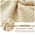 thumbnail image 3 of 2024 Jacquard Stretch Sofa Slipcover Textured Non Slip Couch Cover  Loveseat  Dark Gray, 3 of 6
