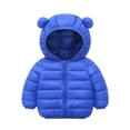 thumbnail image 1 of RXIRUCGD Children's Light Solid Color Cotton Jacket( Blue, Size:5-7 Years ), 1 of 3