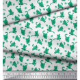 thumbnail image 2 of Soimoi Modal Satin Fabric Wool & Cat Animal Print Fabric by the Yard 42 Inch Wide, 2 of 3