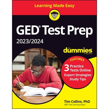 GED Test Prep 2023/2024 For Dummies with Online Practice