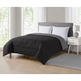 thumbnail image 2 of Mainstays Black Reversible Comforter Twin, 2 of 6