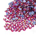 thumbnail image 1 of Uxcell Hotfix Rhinestones Flatback Crystal Glass Gems for Craft Clothes DIY Decoration Bright Light Red 4.8mm, 1 of 5