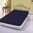 thumbnail image 3 of 400 Thread Count 3 Piece ( 1-Fitted Sheet + 2 - Pillow Cases ) Fitted Sheet 15 Inch Deep Pocket 100% Egyptian Cotton Stripe Pattern, 3 of 4
