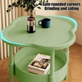 thumbnail image 4 of Antqov Bedside Table Bedroom Small Storage Rack Home Sofa Mini Cabinet Mobile Table, Nightstand for Bedroom, 2 Tier Side Table with Storage Shelf for Living Room, 4 of 6