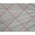 thumbnail image 4 of oneOone Polyester Lycra Fabric Tartan Check Printed Fabric 1 Yard 56 Inch Wide, 4 of 4