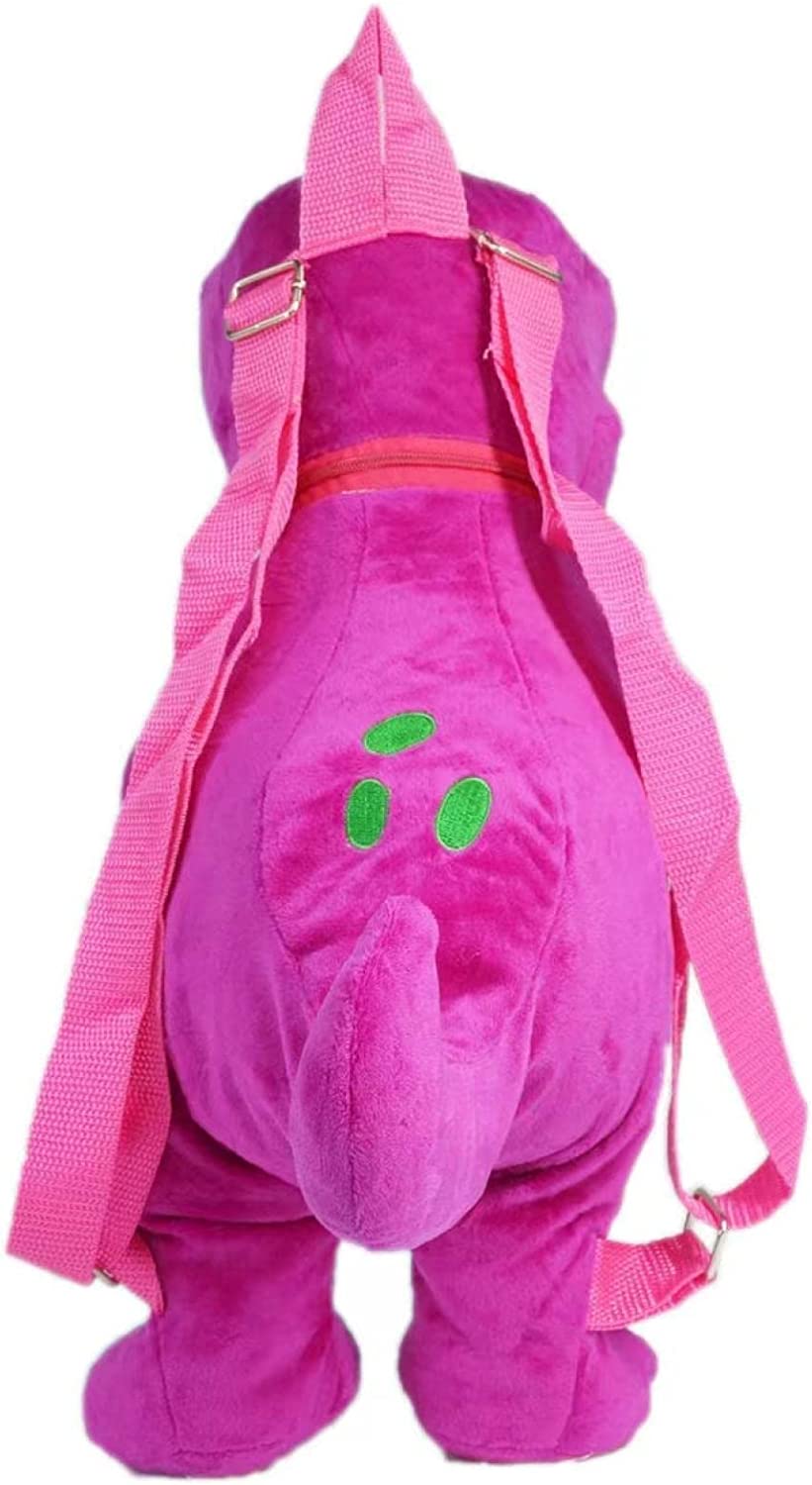 Jinsinto Barney ToysPurple Dinosaur Doll Backpack Barney Benny
